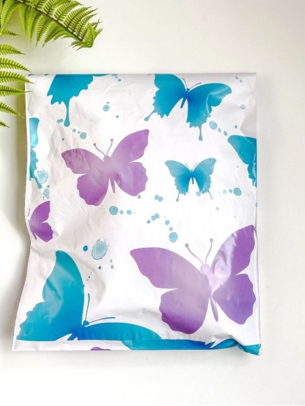 10x13 Butterfly Poly Mailers - 25 Count